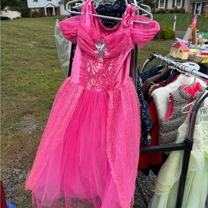 Trish Scully Child Pink Dress with Crystal Accent